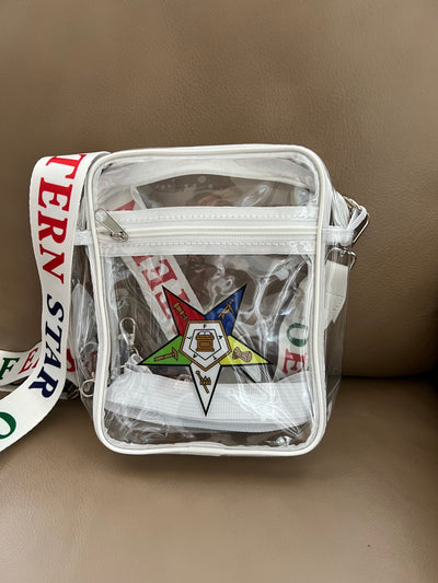 OES Eastern Star Clear Stadium Messenger Bag