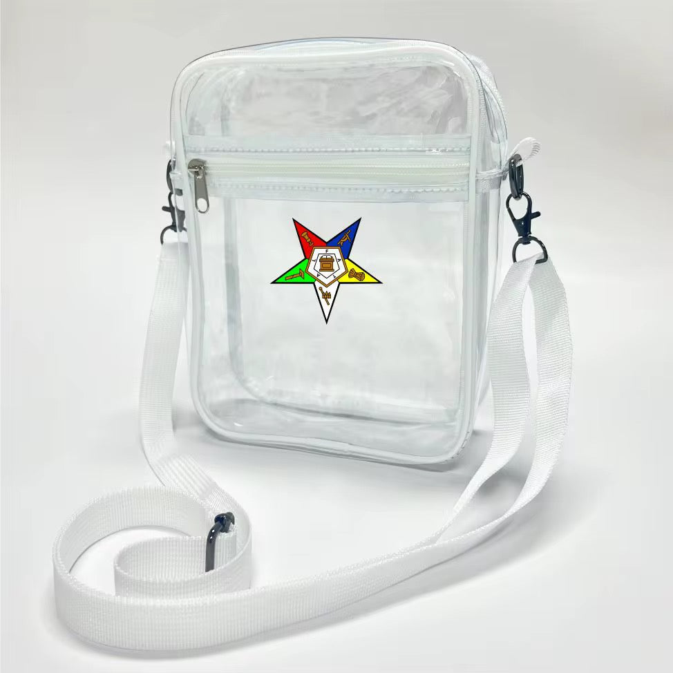 OES Eastern Star Clear Stadium Messenger Bag