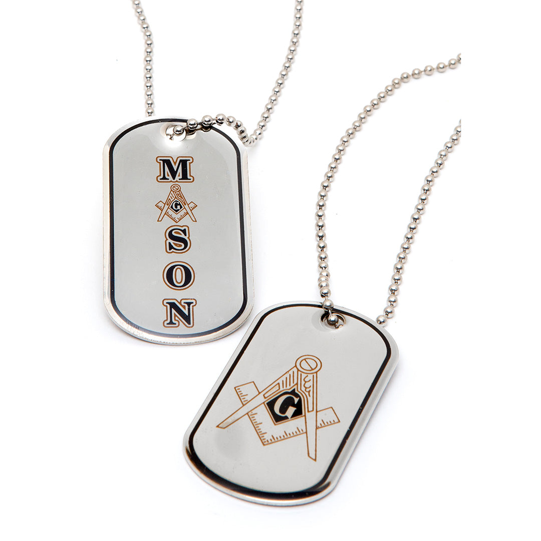 Masonic EpoxyDog Tag