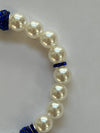 Zeta Phi Beta Heart Of America Bling Pearl Bracelet