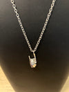 Zeta Phi Beta ZPB Hand Sign Necklace