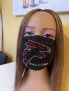 Atlanta Falcons Bling Face Mask Front Logo