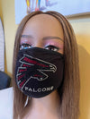 Atlanta Falcons Bling Face Mask Front Logo