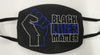 Black Lives Matter Mask Blue