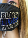 Black Lives Matter Mask Blue