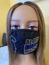 Black Lives Matter Mask Blue