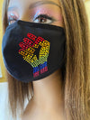 Black Lives Matter Rainbow Mask