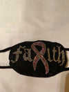 Breast Cancer Awareness Faith Face Mask