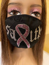 Breast Cancer Awareness Faith Face Mask