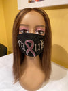 Breast Cancer Awareness Faith Face Mask