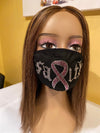 Breast Cancer Awareness Faith Face Mask