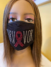 Breast Cancer Awareness Survivor Mask