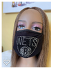 Brooklyn Nets Rhinestone Bling Face Mask Washable