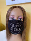 But God Christian Bling Face Mask