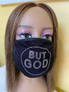 But God Christian Bling Face Mask