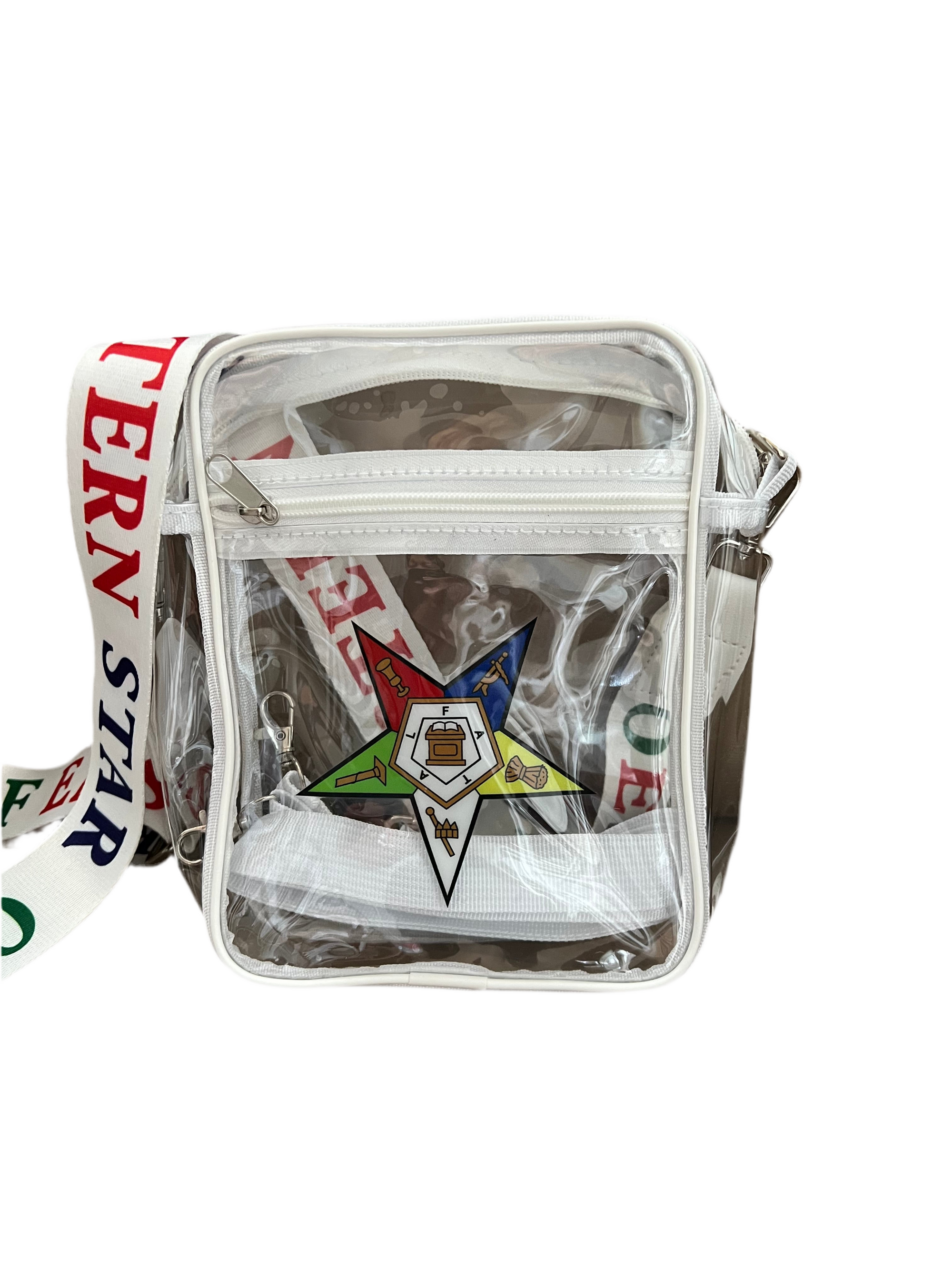 OES Eastern Star Clear Stadium Messenger Bag