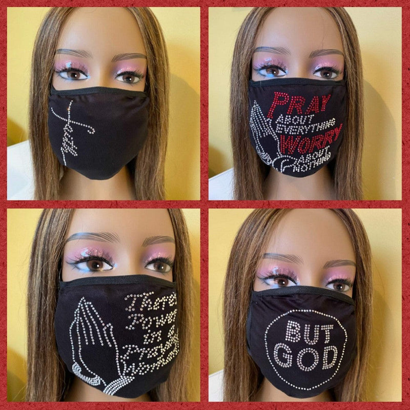 Christian Religious Prayer Face Mask Bundle
