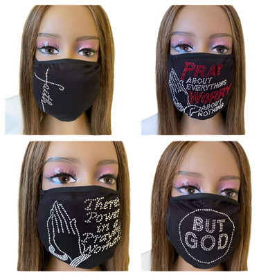 Christian Religious Prayer Face Mask Bundle