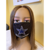 Dallas Cowboys Bling Face Mask Front Logo