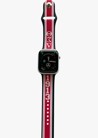 Delta Sigma Theta Apple Watch Band Size 38/40/41 mm Black