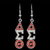 Delta Sigma Theta Austrian Crystal Earrings