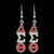 Delta Sigma Theta Austrian Crystal Earrings