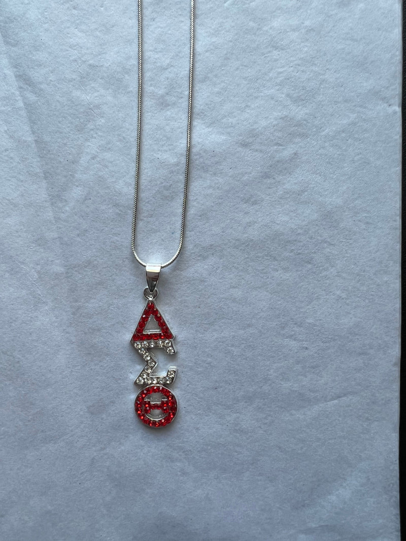 Delta Sigma Theta Austrian Crystal Necklace