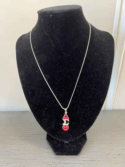 Delta Sigma Theta Austrian Crystal Necklace