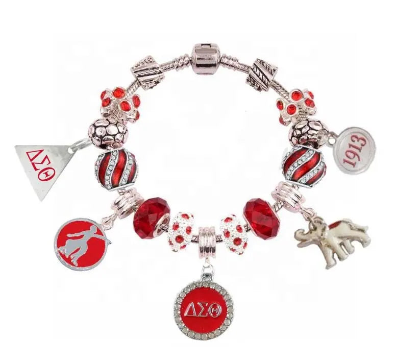 Delta Sigma Theta Cherish Charm Bracelet