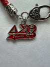 Delta Sigma Theta ΔΣΘ Leather Charm Bracelet