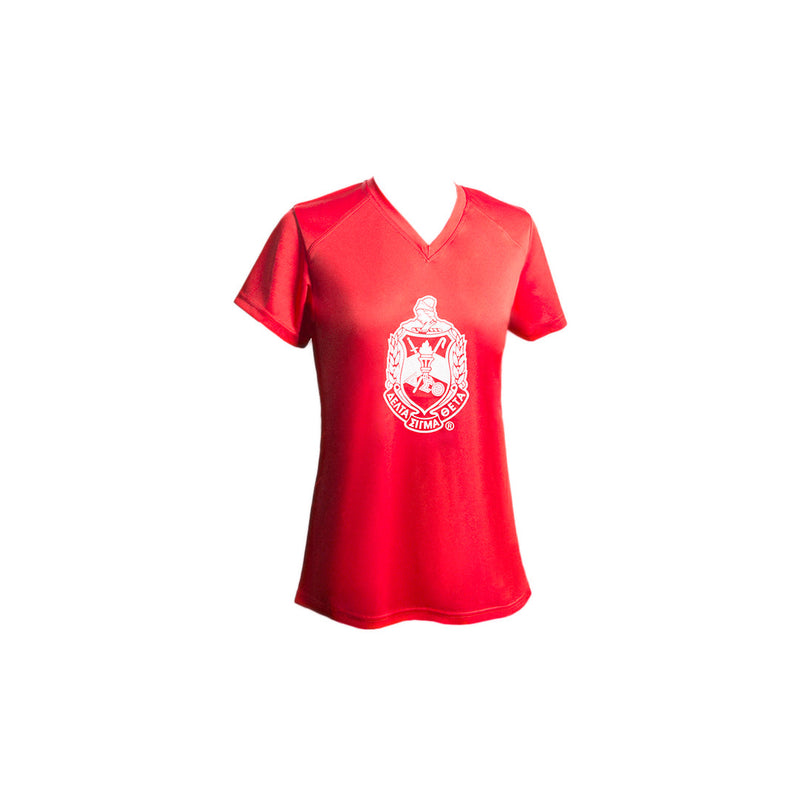 Delta Sigma Theta High Performance Tee Red