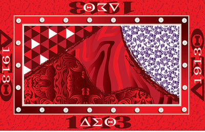 Delta Sigma Theta Large Scarf