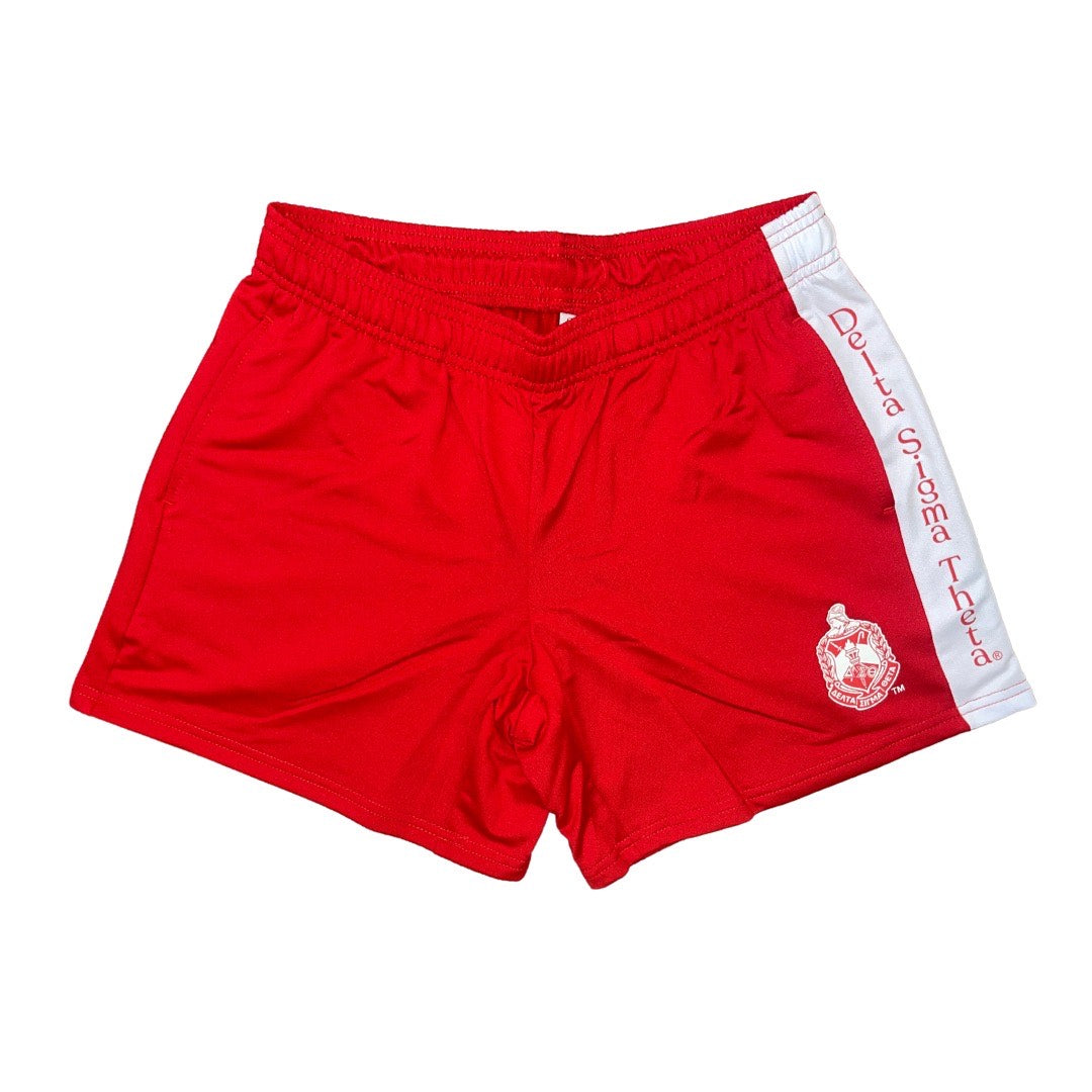 Delta Sigma Theta Performance Shorts Red