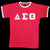 Delta Sigma Theta Ringer T-Shirt Red