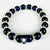 Zeta Phi Beta ZPB Tiger Eye Stone Bracelet Blue