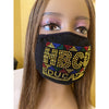 HBCU Educated Bling Face Mask Multicolor