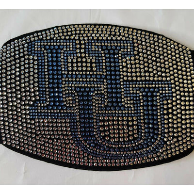 Hampton University Rhinestone Bling Face Mask