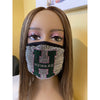 Howard University Rhinestone Bling Face Mask Pink