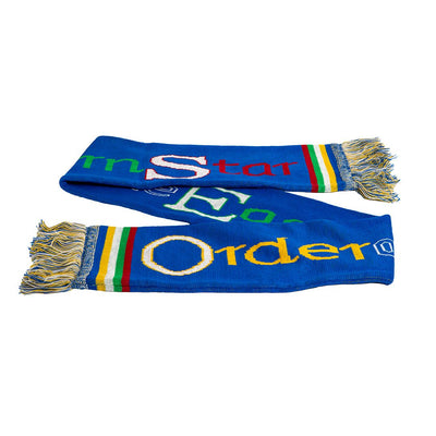 OES Eastern Star Knit Fringe Scarf