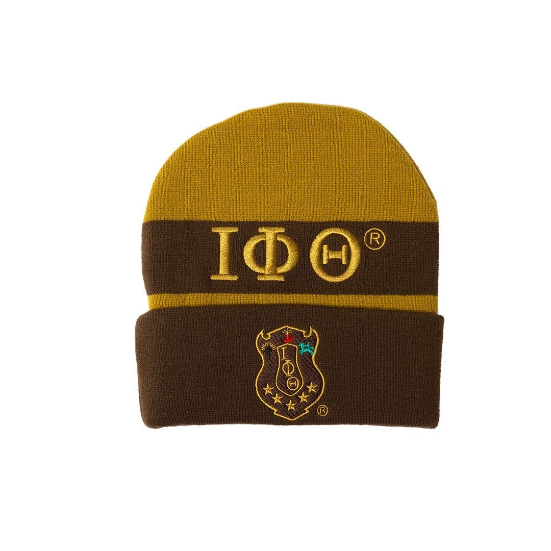 Iota Phi Theta Embroidered Beanie Hat