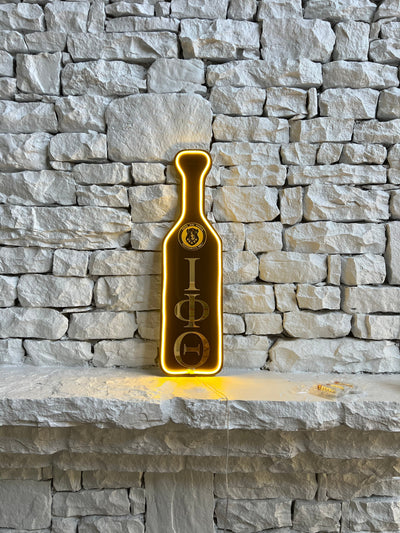 Iota Phi Theta LED Wooden Paddle