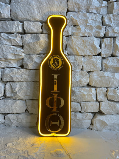 Iota Phi Theta LED Wooden Paddle