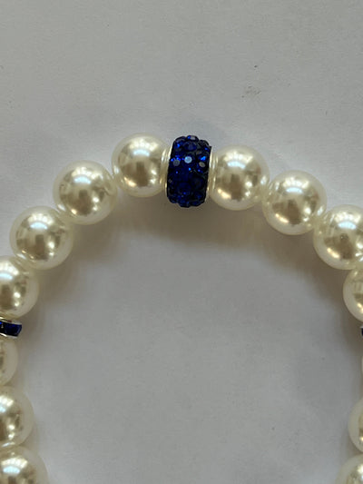 Kamala Harris Zeta Phi Beta Heart Of America Bling Pearl Bracelet