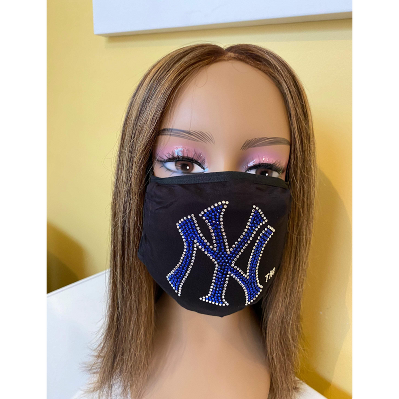 New York Yankees Bling Face Mask