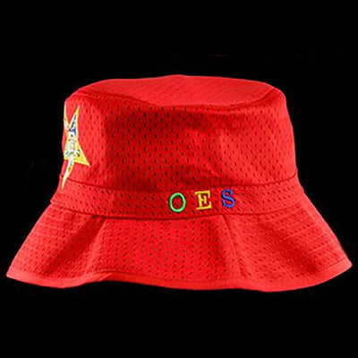 OES Eastern Star Embroidered Bucket Hat 61 CM