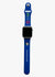 OES Eastern Star Silicone Watch Band for Apple Watch Size 38/40/41 MM Blue