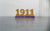 OMEGA PSI PHI Fraternity 1911 Gold Desk Plate