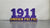 OMEGA PSI PHI Fraternity 1911 Purple desk plate