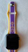 Omega Psi Phi Apple Watch Band Purple Size 42/44/45 mm