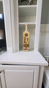 Omega Psi Phi Custom Wooden Paddle Gold Colored Paddle